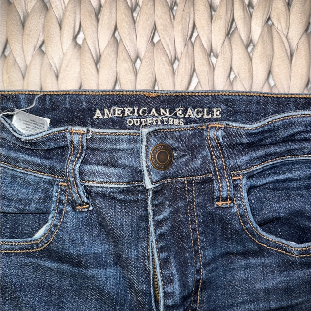 American Eagle ripped skinny jeans